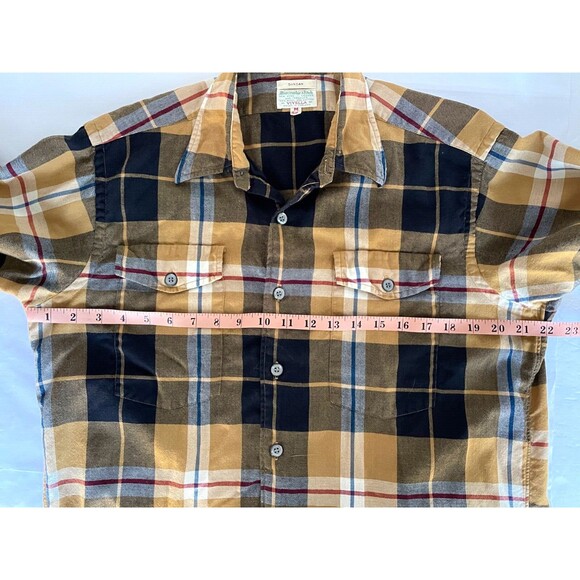 Vintage ABERCROMBIE & FITCH Viyella Wool Blend Plaid Men’s Shirt M 15-15 1/2 - Picture 5 of 7